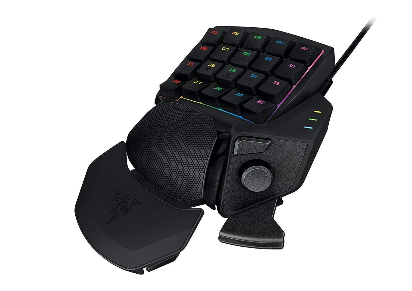 Razer Orbweaver Chroma Gaming Keypad - Mechanical Switches, 30 Keys, RGB Lighting, Classic Black, Model RZ07-01440100-R3U1