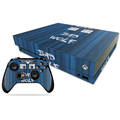 MIGHTY SKINS Xbox One X Skin - Time Lord Box | Durable Vinyl Decal | Easy Apply & Remove | Model: MIXBONXCMB-Time Lord Box