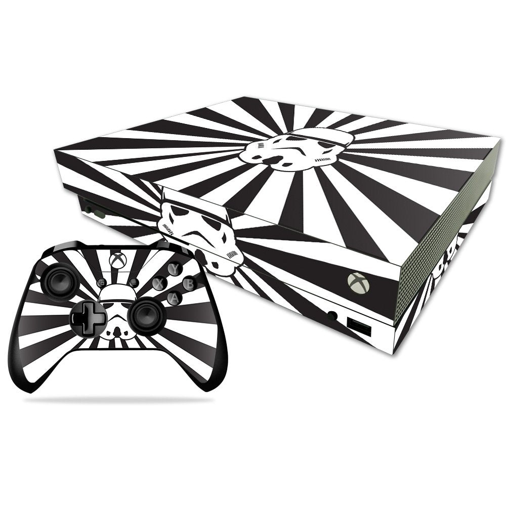 MIGHTY SKINS Xbox One X Skin - Star Rays Vinyl Decal Wrap, Durable & Easy to Apply, Model MIXBONXCMB-Star Rays