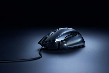 Razer Basilisk Essential Ergonomic FPS Gaming Mouse, 6400 DPI Optical Sensor, Model RZ01-02650100-R3M1