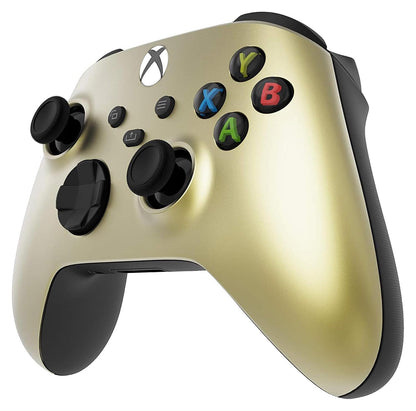 Custom Controllerzz Wireless Controller for Xbox Series X/S & One - Soft Touch Feel - Matte Gold Finish