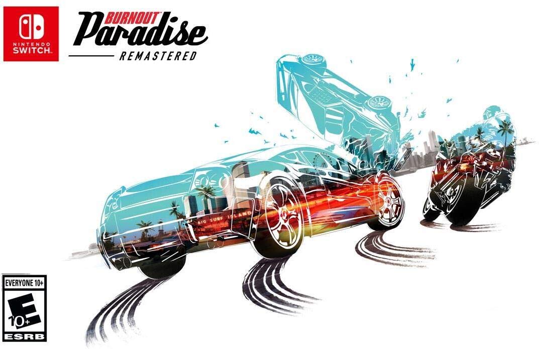 Electronic Arts Burnout Paradise Remastered - Nintendo Switch Game, Model 74322