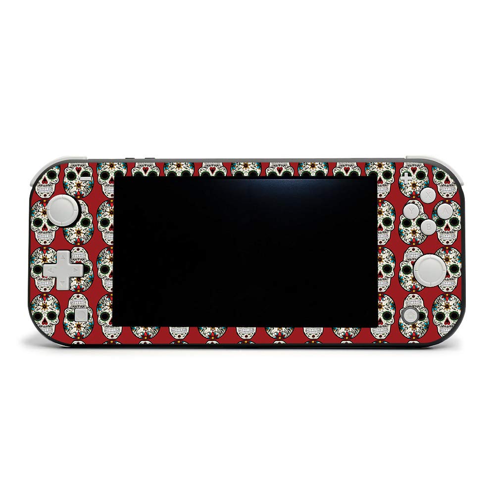MightySkins Skin Compatible with Nintendo Switch Lite - Sugar Skull | Protective  Durable  and Unique Vinyl Decal Wrap Cover | Easy to Apply  Remove  and Change Styles | Made in The USA