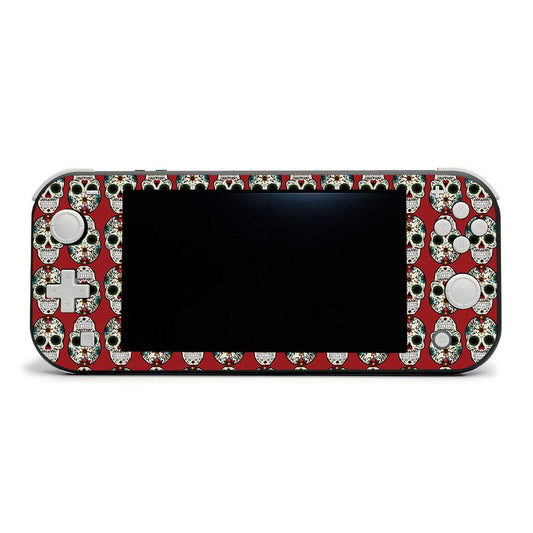MightySkins Skin Compatible with Nintendo Switch Lite - Sugar Skull | Protective  Durable  and Unique Vinyl Decal Wrap Cover | Easy to Apply  Remove  and Change Styles | Made in The USA