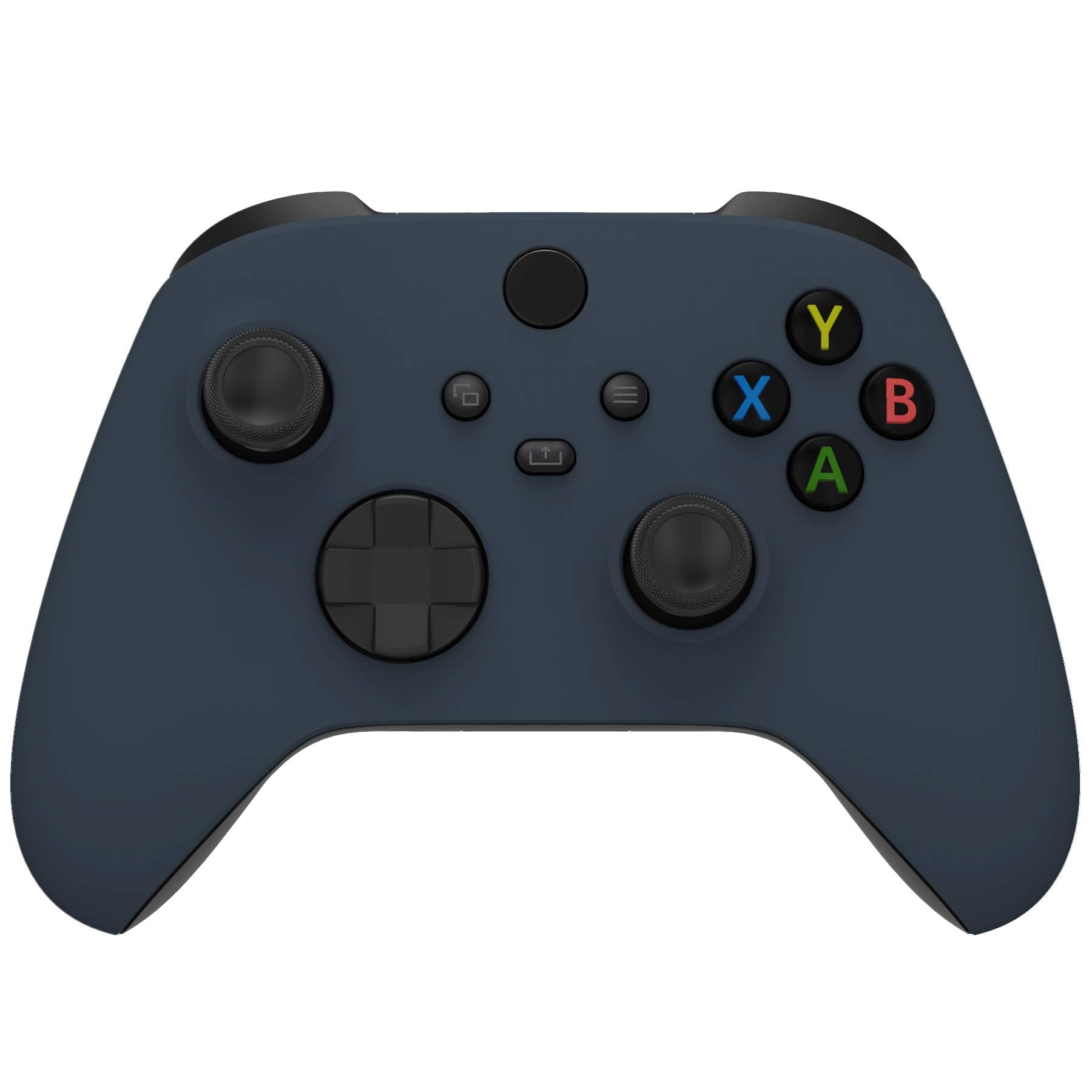 eXtremeRate Replacement Shell for Xbox Series X & S Controller - Personalized Upgrade - Midnight Blue Soft Touch Grip Custom Cov