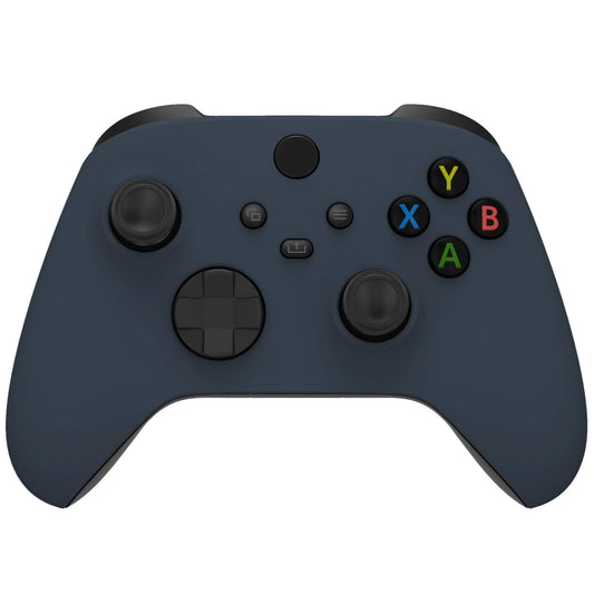 eXtremeRate Replacement Shell for Xbox Series X & S Controller - Personalized Upgrade - Midnight Blue Soft Touch Grip Custom Cov