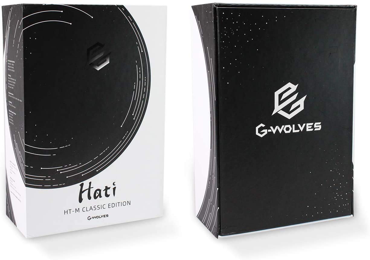 G-Wolves Hati HTM Wired Gaming Mouse - Ultra Lightweight 61G, 3360 Sensor, 6 Buttons, Aqua, Medium Size (Renewed)