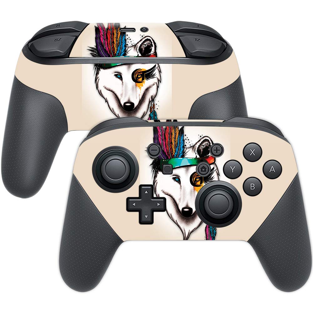 MIGHTY SKINS Nintendo Switch Pro Controller Skin - Indian Soul | Durable Vinyl Decal, Easy to Apply & Remove, Made in USA