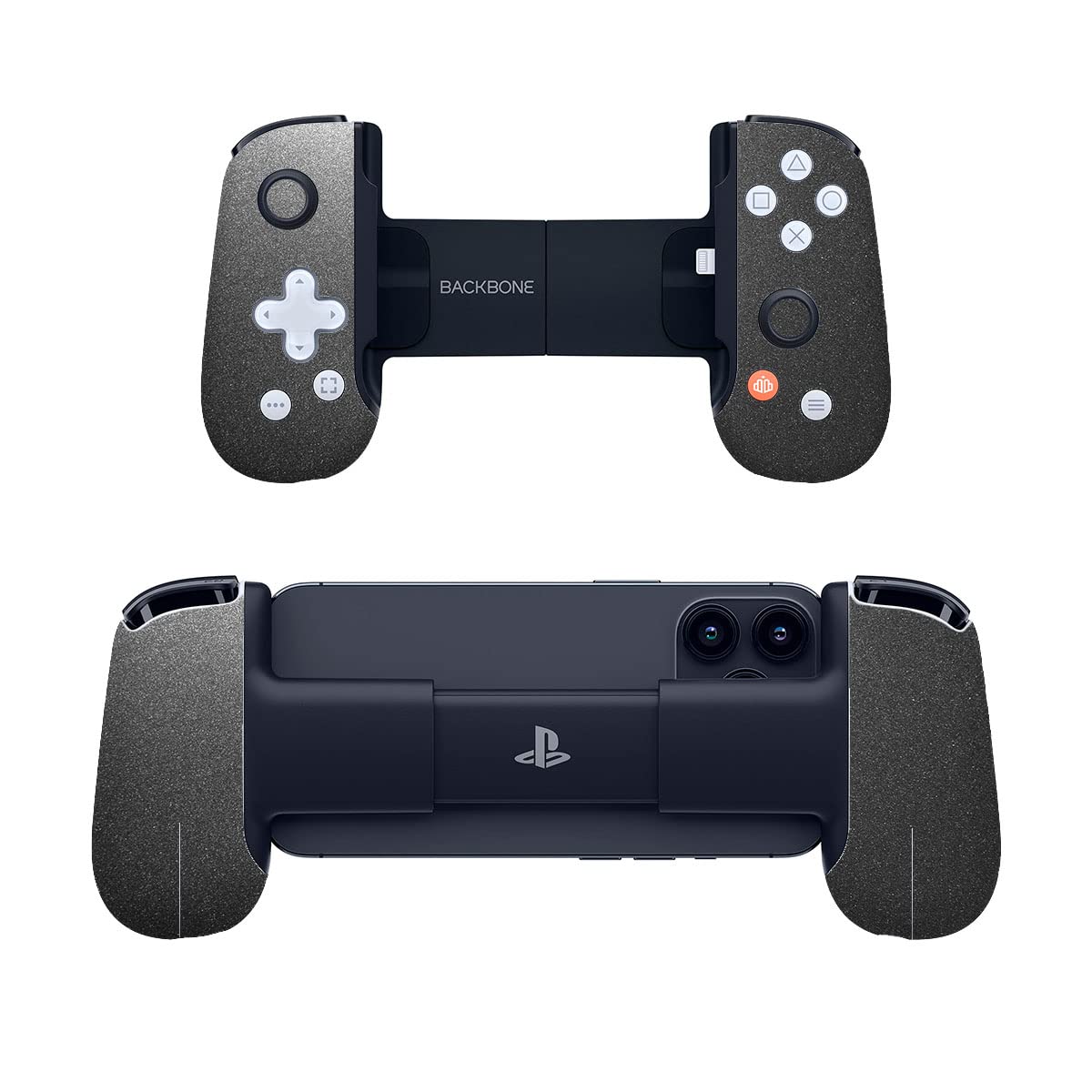 SopiGuard Sticker Skin for Backbone One Controller Full Body Wrap (Satin Gunmetal Grey)