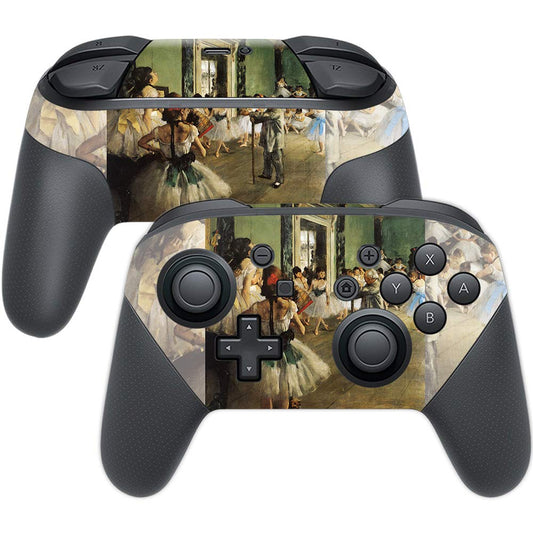 MightySkins Skin Compatible with Nintendo Switch Pro Controller - The Ballet Class | Protective, Durable, and Unique Vinyl wrap 