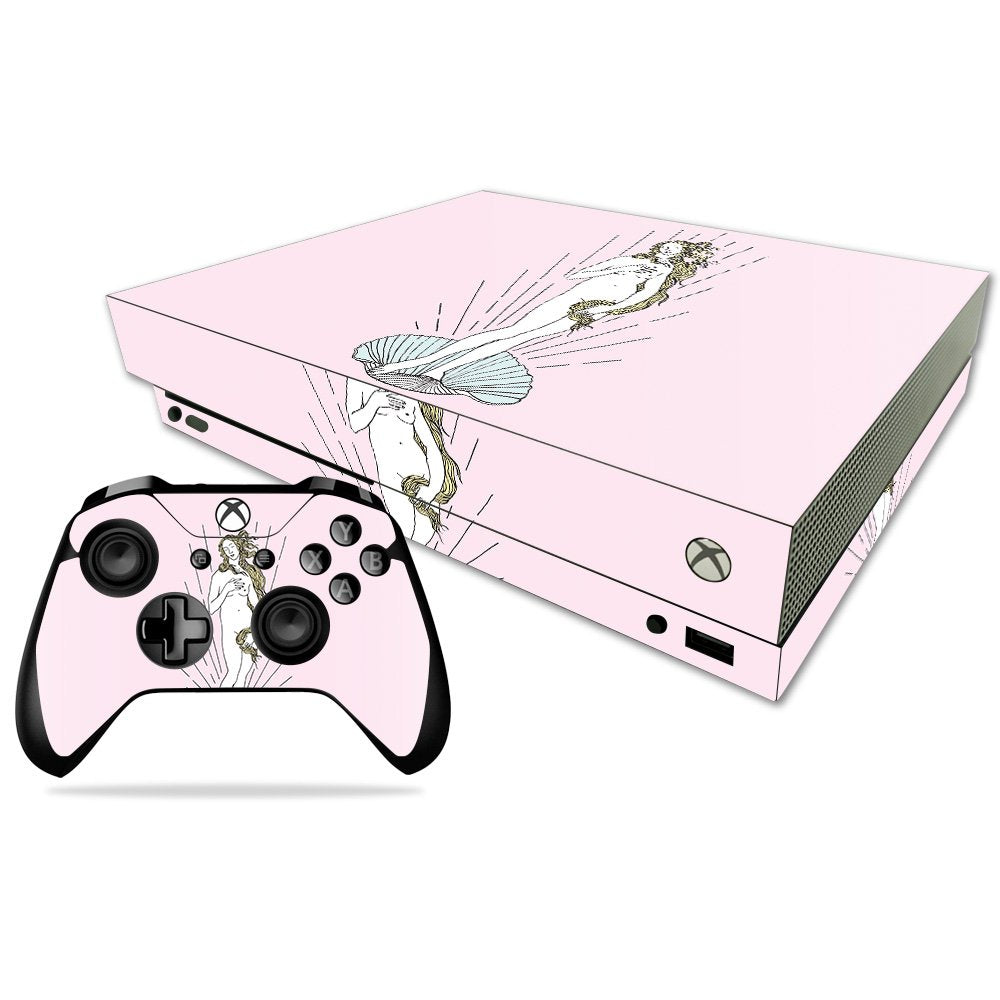 MIGHTY SKINS Xbox One X Skin - Chic Venus Vinyl Decal | Durable & Easy to Apply | Model: MIXBONXCMB-Chic Venus