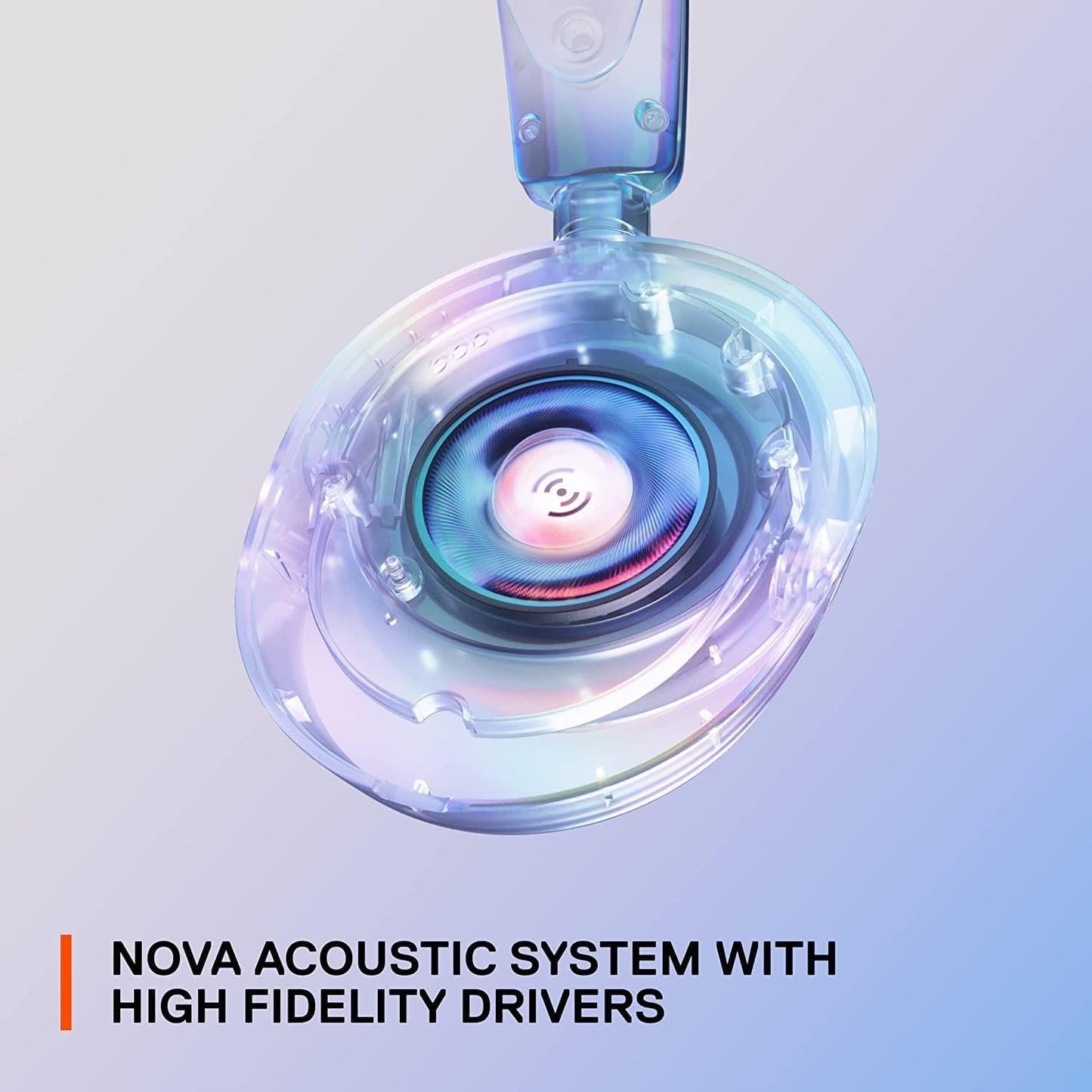 SteelSeries Arctis Nova 1P Gaming Headset - 360° Sound, Noise Cancelling Mic, White, PS5/PC/Xbox Compatible