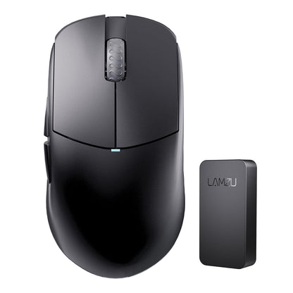 Lamzu Atlantis Mini Wireless Gaming Mouse - 51g, 26000 DPI, Symmetrical, Black, Model LA-MINI
