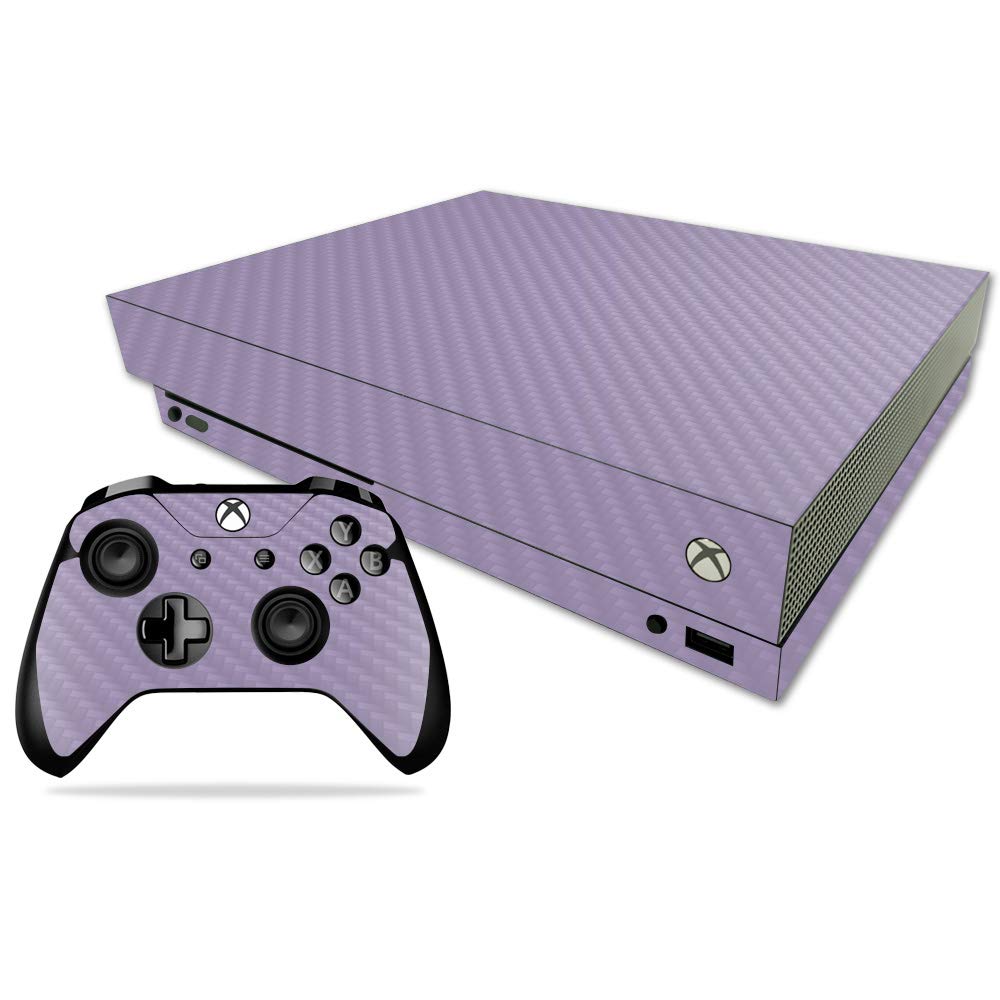 MightySkins Carbon Fiber Skin for Microsoft Xbox One X - Red | Protective  Durable Textured Carbon Fiber Finish | Easy to Apply  Remove  and Change Styles | Made in The USA