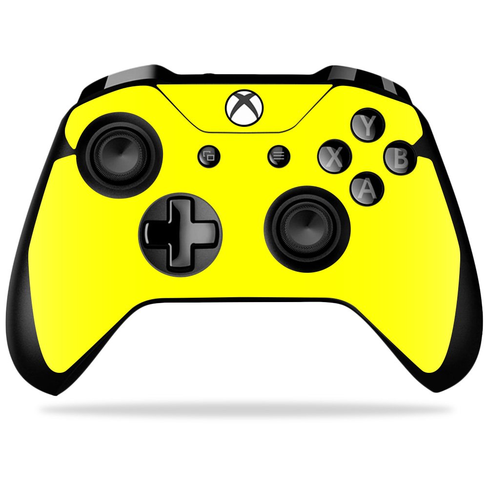 MIGHTY SKINS Xbox One X Controller Skin - Solid Yellow Vinyl Decal Wrap, Durable & Easy to Apply, Model MIXBONXCO-Solid Yellow