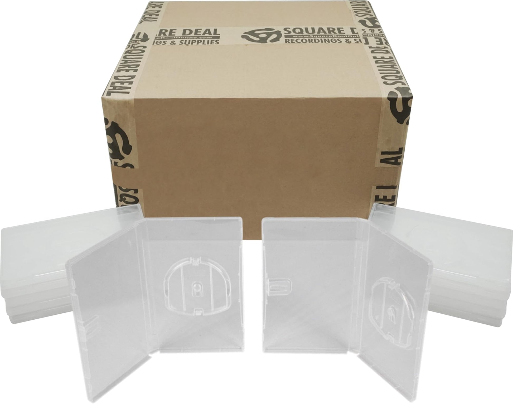 (25) Empty Clear 1 UMD Capacity 15MM Compatible with Sony PSP Replacement Boxes/Cases - #VGBR15PSPCL