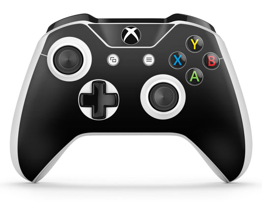 2 x Black Compatible with Xbox One S Controller Skins Full Wrap Vinyl Sticker
