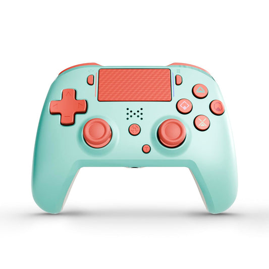 Jersonn Wireless Controller Compatible with PS4/Pro/Slim/PC  with Dual Vibration  1200mAh Battery  6-Axis Motion Sensor  Built-in Speaker & 3.5mm Headphone Jack  Charging Cable (Green)