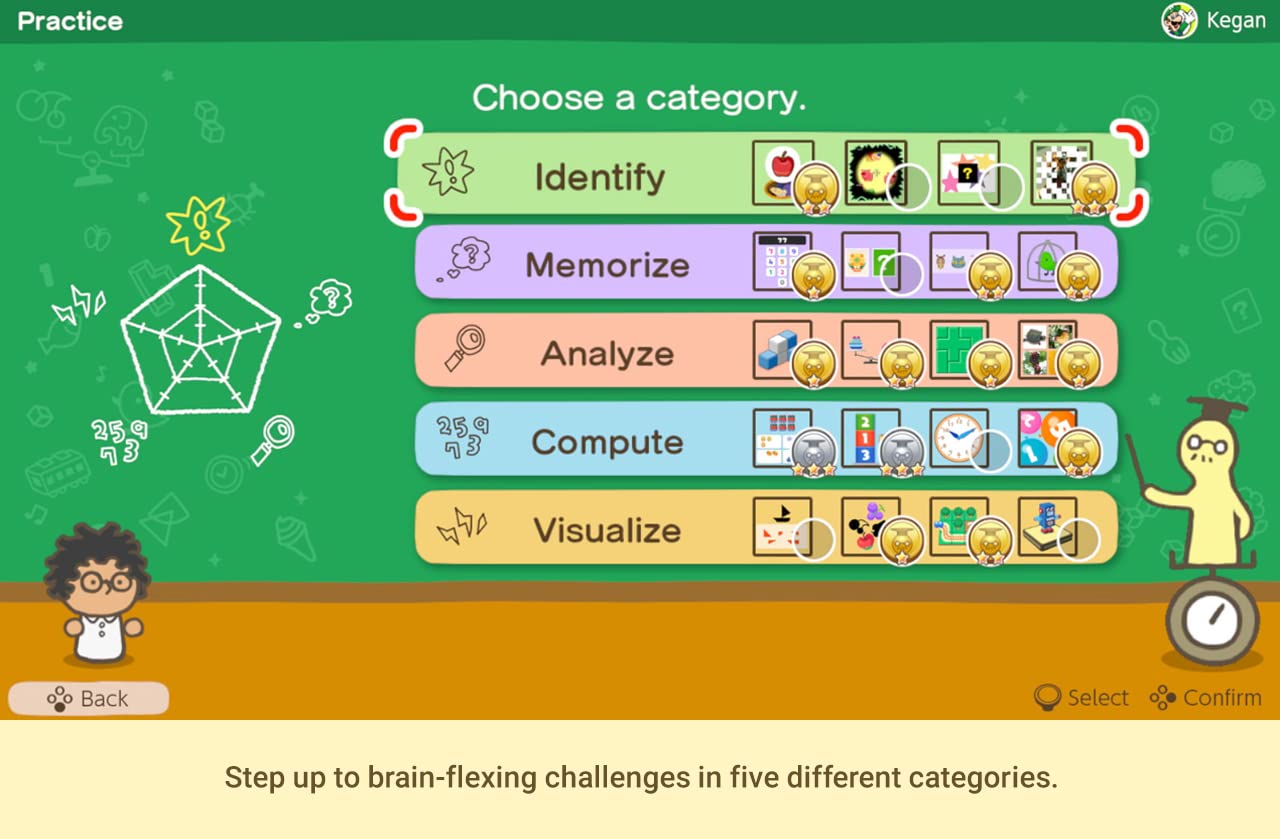 Nintendo Big Brain Academy: Brain vs Brain (Switch, European Version) - Model 10007301, Color: Black