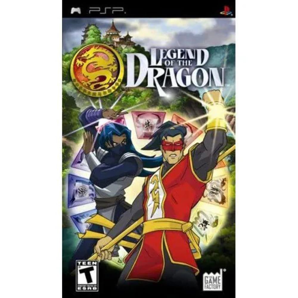 Game Factory Legend of the Dragon - Sony PSP Game, Model 855433001489