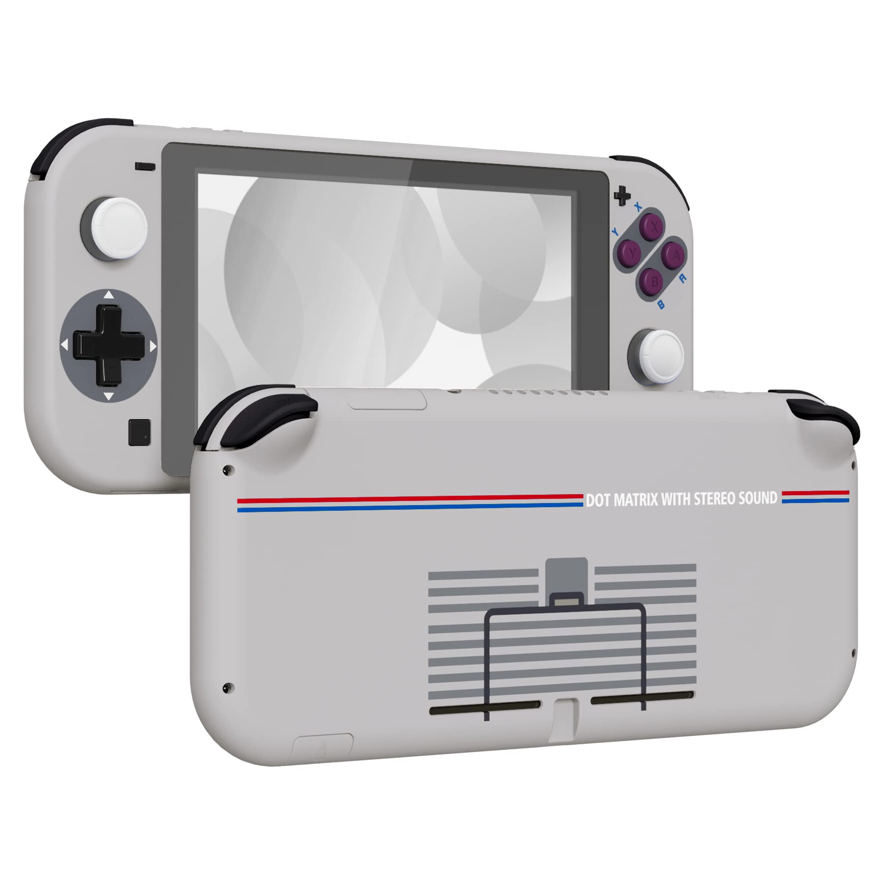 eXtremeRate Classic 1989 GB DMG-01 Style DIY Replacement Shell for Nintendo Switch Lite, NSL Handheld Controller Housing with Sc