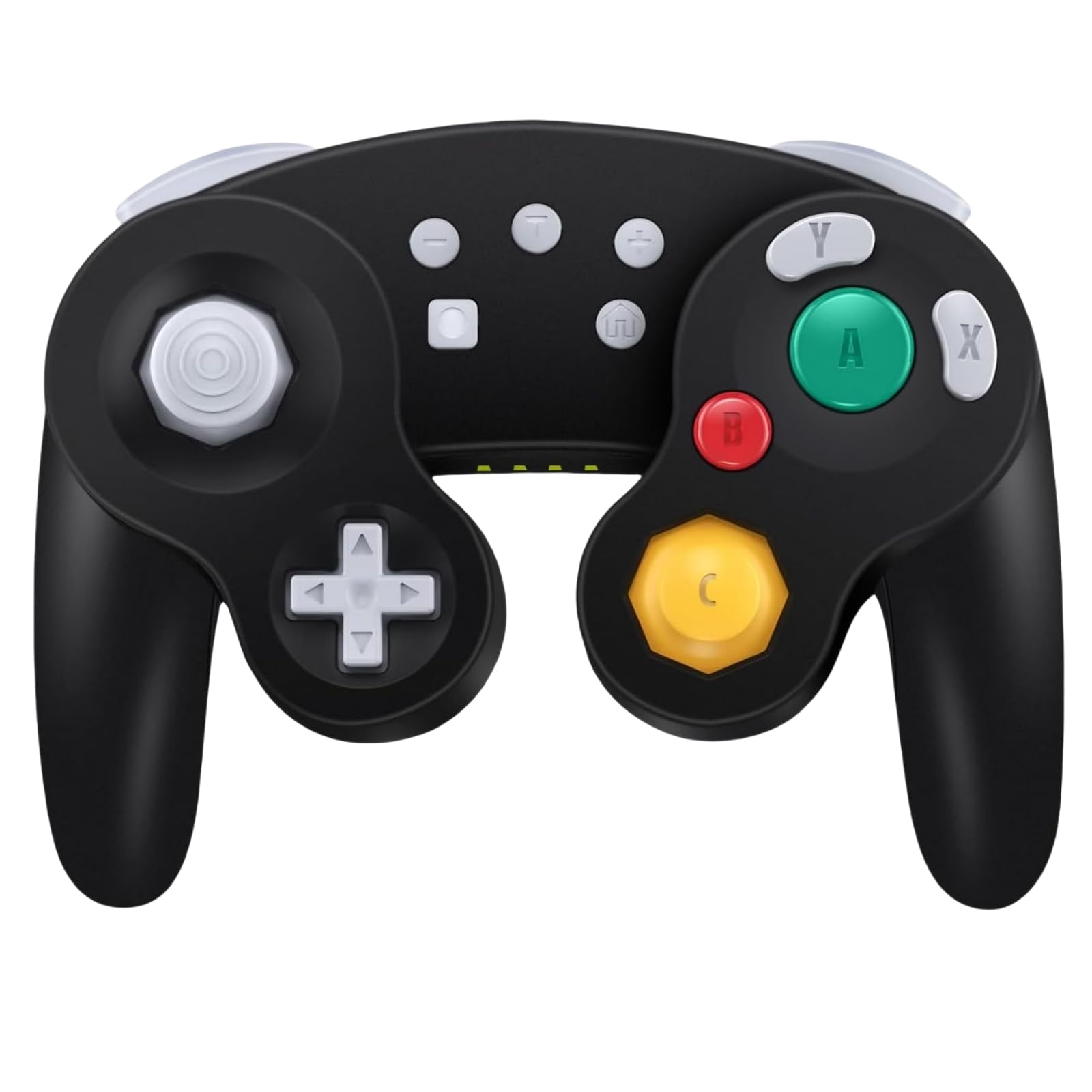 DTCGBIN Wireless Controller for Nintendo Switch/PC - One-Button Wake Up, 4-Level Vibration, Black