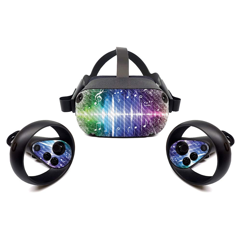 MightySkins Carbon Fiber Skin for Oculus Quest - Music Man | Protective  Durable Textured Carbon Fiber Finish | Easy to Apply  Remove  and Change Styles | Made in The USA