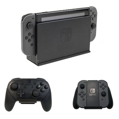 HIDEit Switch Mount - Wall Mount for Nintendo Switch & 2 Controllers - USA Made, Bundle: Mount + (2) Uni-C