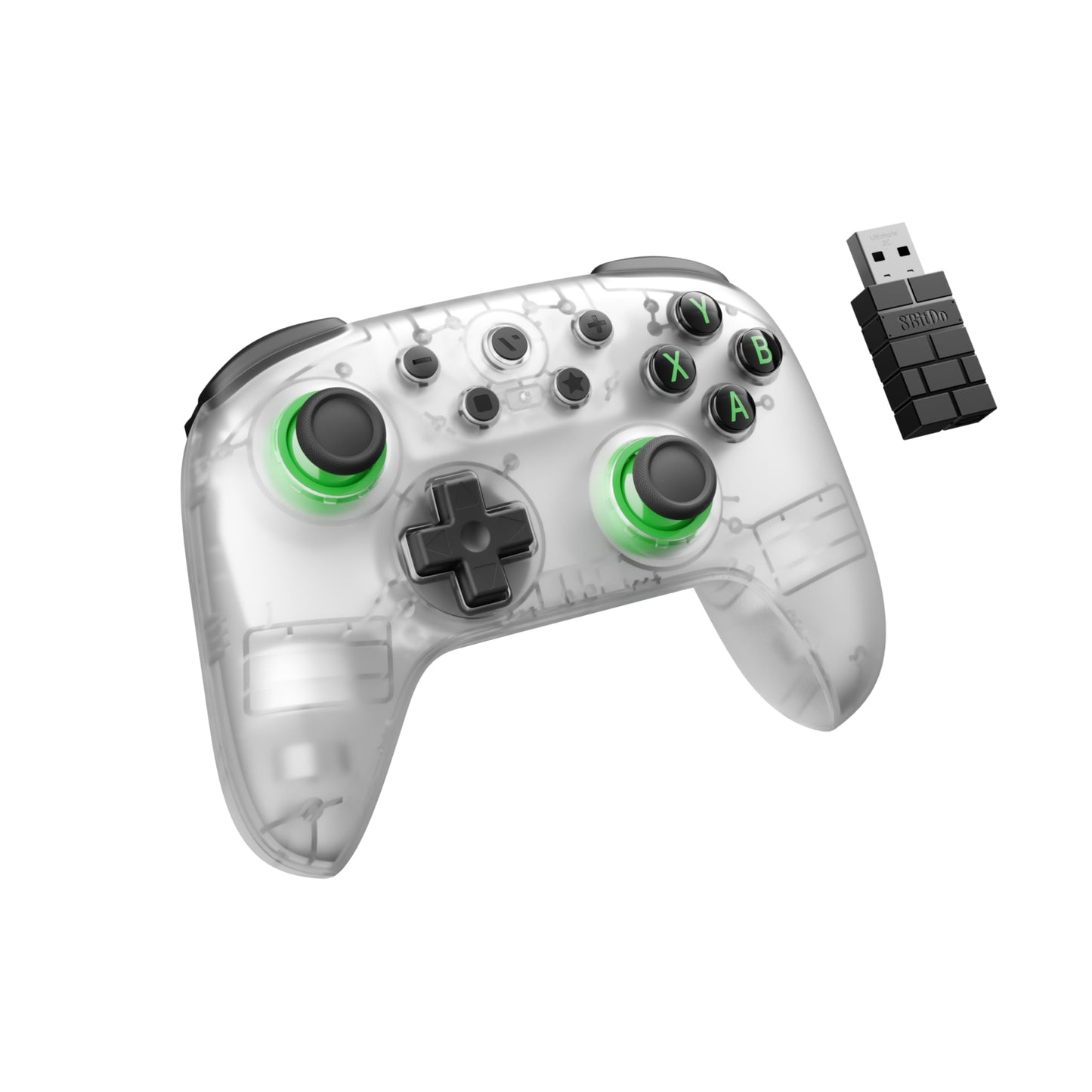 VITURE ? 8BitDo Ultimate 2C 3-Mode Wireless Gaming Controller for Neckband  Android & Windows | Xbox Layout | Hall Effect Joysticks | Linear Triggers | L4/R4 Mapping | Wired  Bluetooth & 2.4G