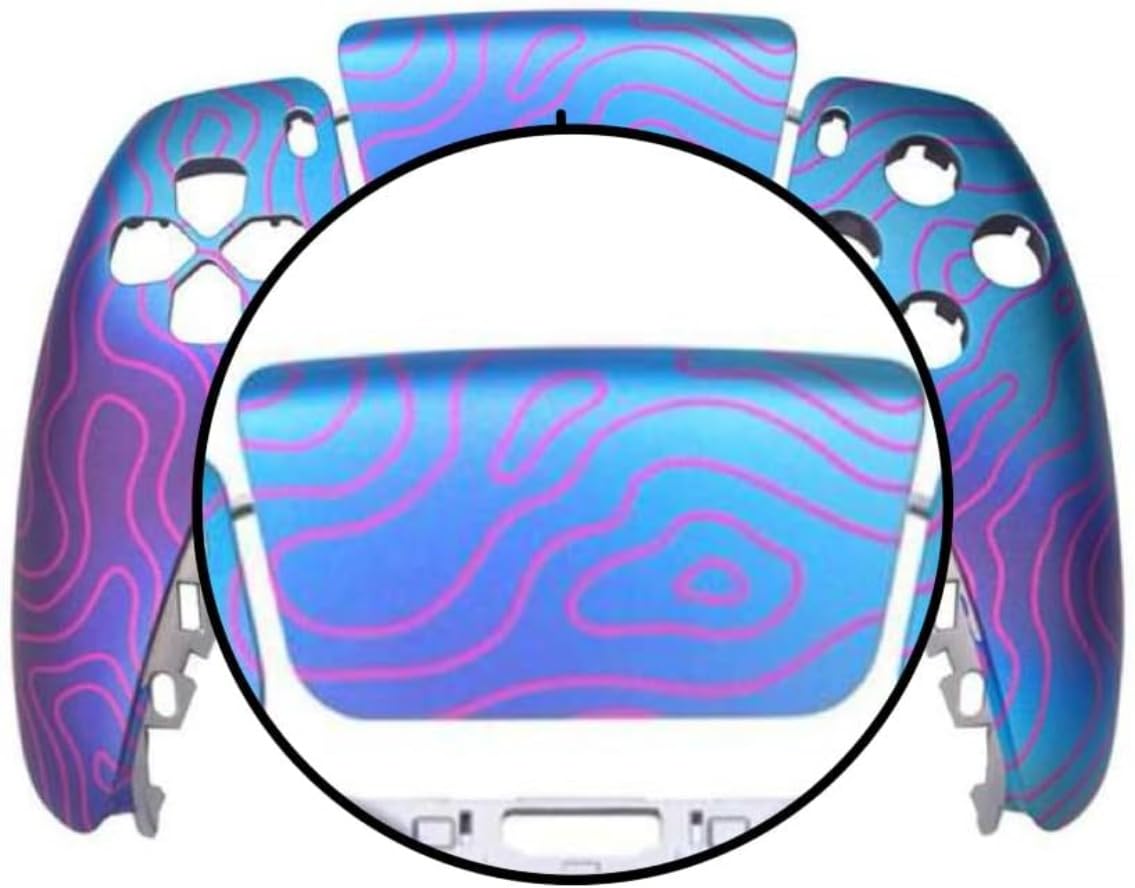 Housing Shell DIY Replacement Shell Custom Faceplate for PS5 Controller with Screws Tools (Controller Shell)