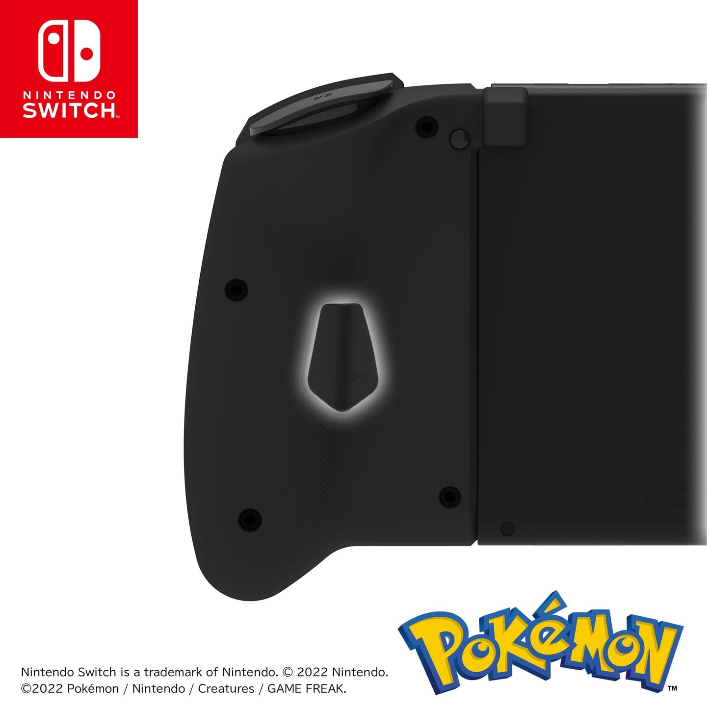 HORI Nintendo Switch Split Pad Pro - Ergonomic Controller for Handheld Mode, Pikachu & Lucario Design, Model NSW-414U