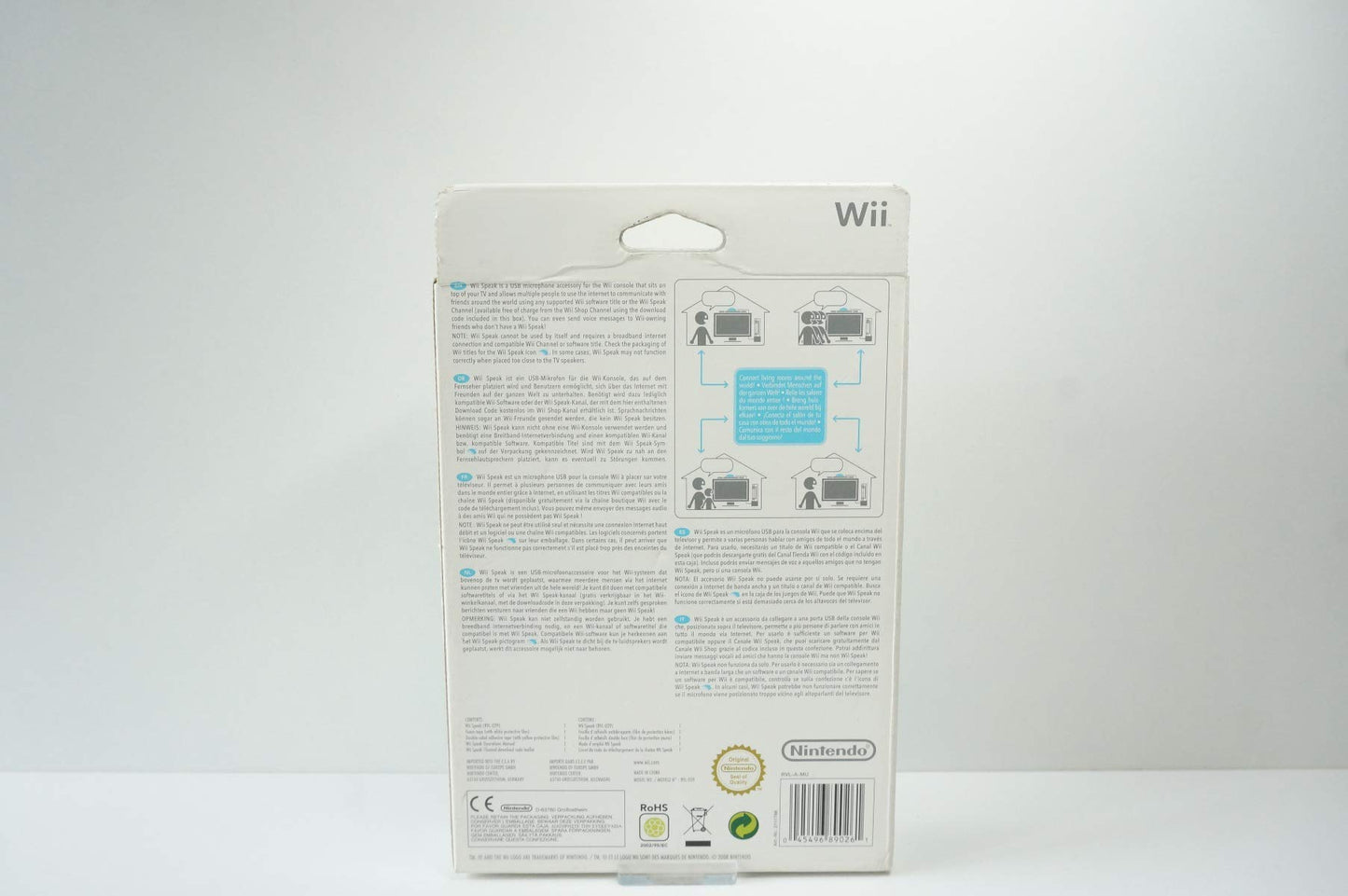 Nintendo Official Wii Speak Microphone - Model RVL A MU, Ideal for Voice Chat, Gaming, and More