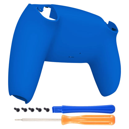 eXtremeRate Blue Soft Touch Grip Back Plate for PS5 Controller - Model DPFP3005