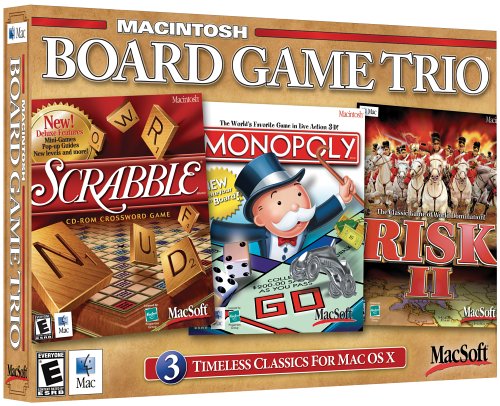 Board Game Trio for Mac: Risk 2,Monopoly & Scrabble