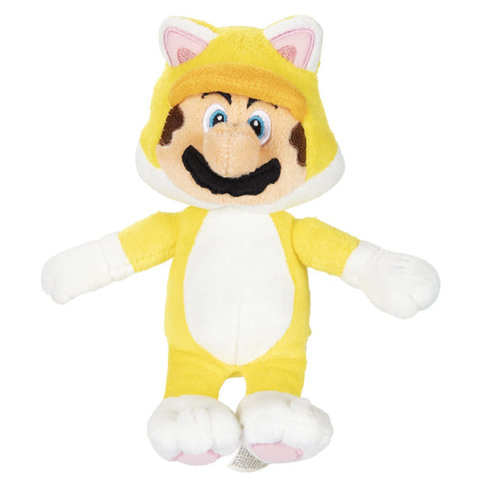 Nintendo Mario Bros U Cat Mario Plush Toy - Blue, Soft Plush Material, Model 83395