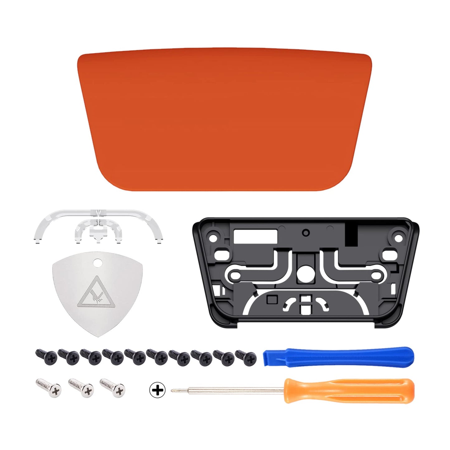 eXtremeRate Replacement Touchpad Cover for PS5 Controller, Soft Touch Orange, Model JPF4004