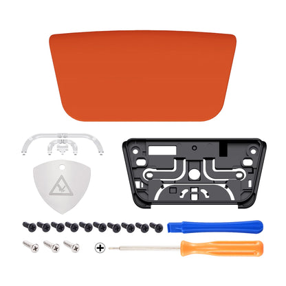 eXtremeRate Replacement Touchpad Cover for PS5 Controller, Soft Touch Orange, Model JPF4004