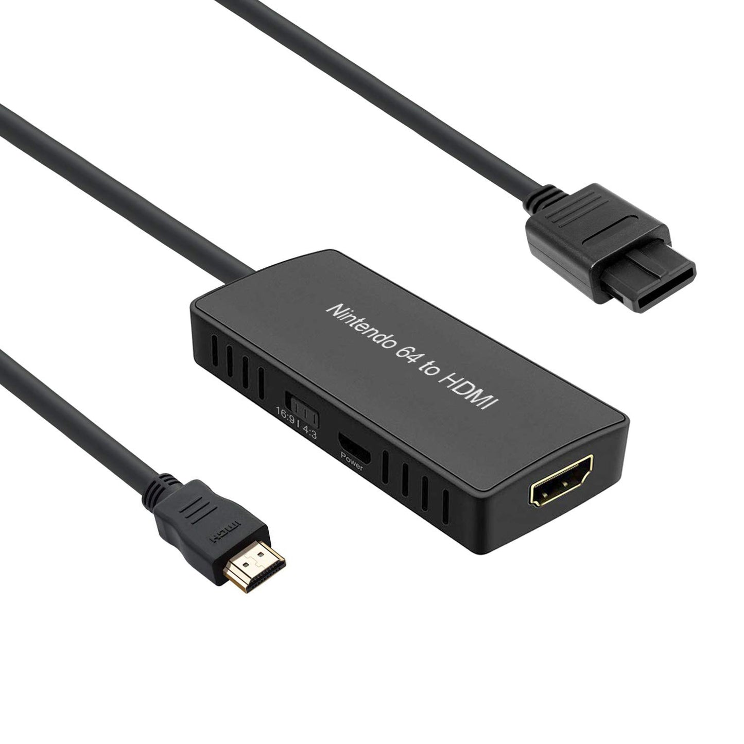 ZUZONG HDMI Cable for N64 - 16:9/4:3 Conversion, N64 to HDMI Converter Adapter, Compatible with Gamecube/SNES