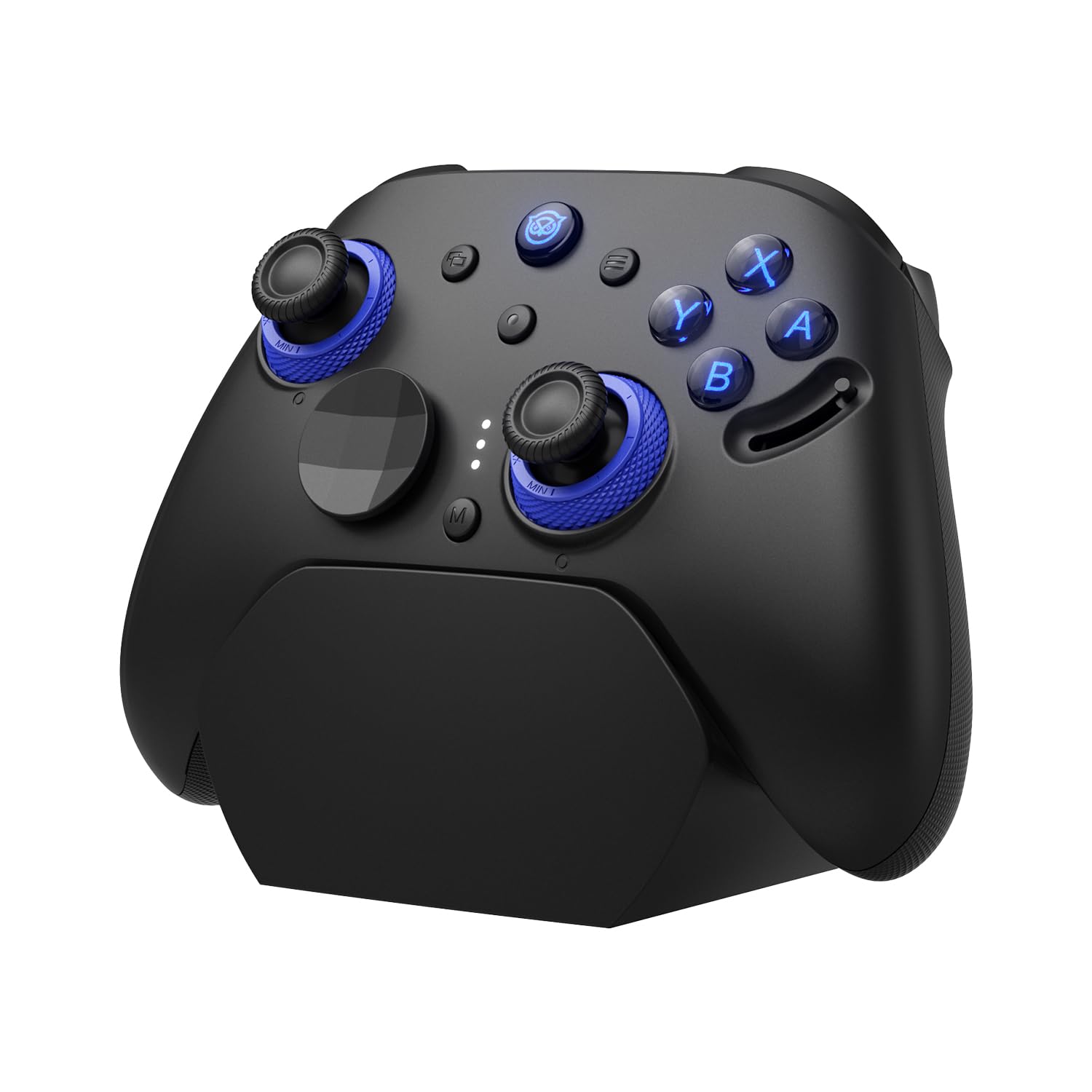 NYXI Imperial PC Gaming Controller with Adjustable Tension TMR Joysticks (Zero Drift)  Interchangeable ABXY Buttons for PC/Switch Layouts  Dual-Mode Hall Triggers  1200mAh Battery & Charging Dock - Compatible with PC  Switch  Android  TV