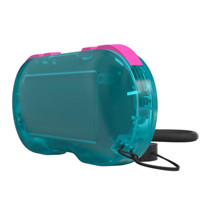 CRKD Collectible Keychain Controller for Nintendo Switch, PC, Mac, Mobile - Mini Size, Glacier Blue, Model 24-AT