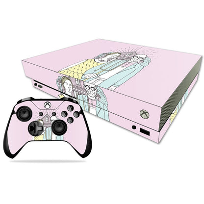 MIGHTY SKINS Xbox One X Skin - American Gothic Pop Vinyl Decal Wrap, Easy to Apply & Remove, Protective Cover, Model MIXBONXCMB