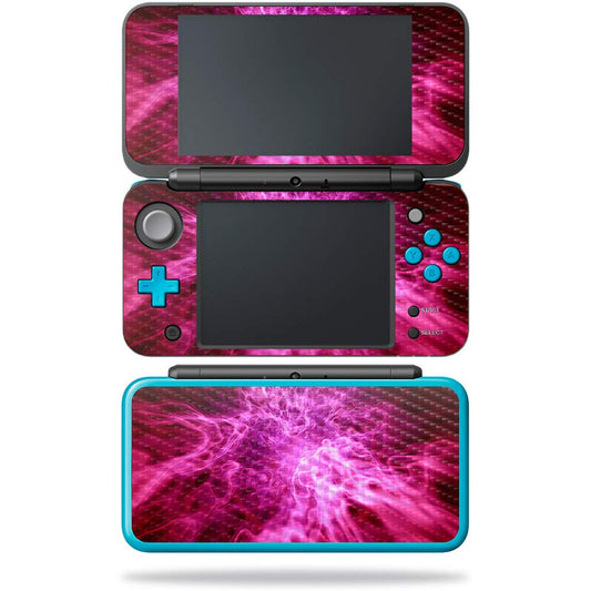 MightySkins Carbon Fiber Skin for Nintendo New 2DS XL - Kappa Alpha Theta Camo | Protective  Durable Textured Carbon Fiber Finish | Easy to Apply  Remove  and Change Styles | Made in The USA