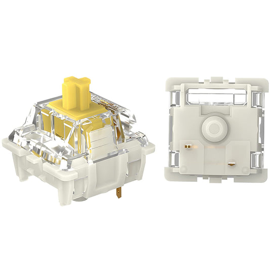 DRAOZA Gateron Pro 2.0 3-Pin RGB Mechanical Keyboard Switches - 72pcs Yellow Red Brown Compatible with MX