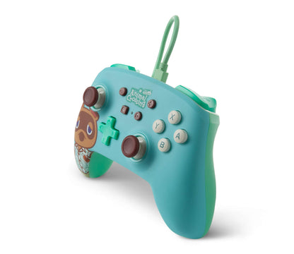 PowerA Enhanced Wired Controller - Nintendo Switch, Animal Crossing: Tom Nook, Model 1521519-01