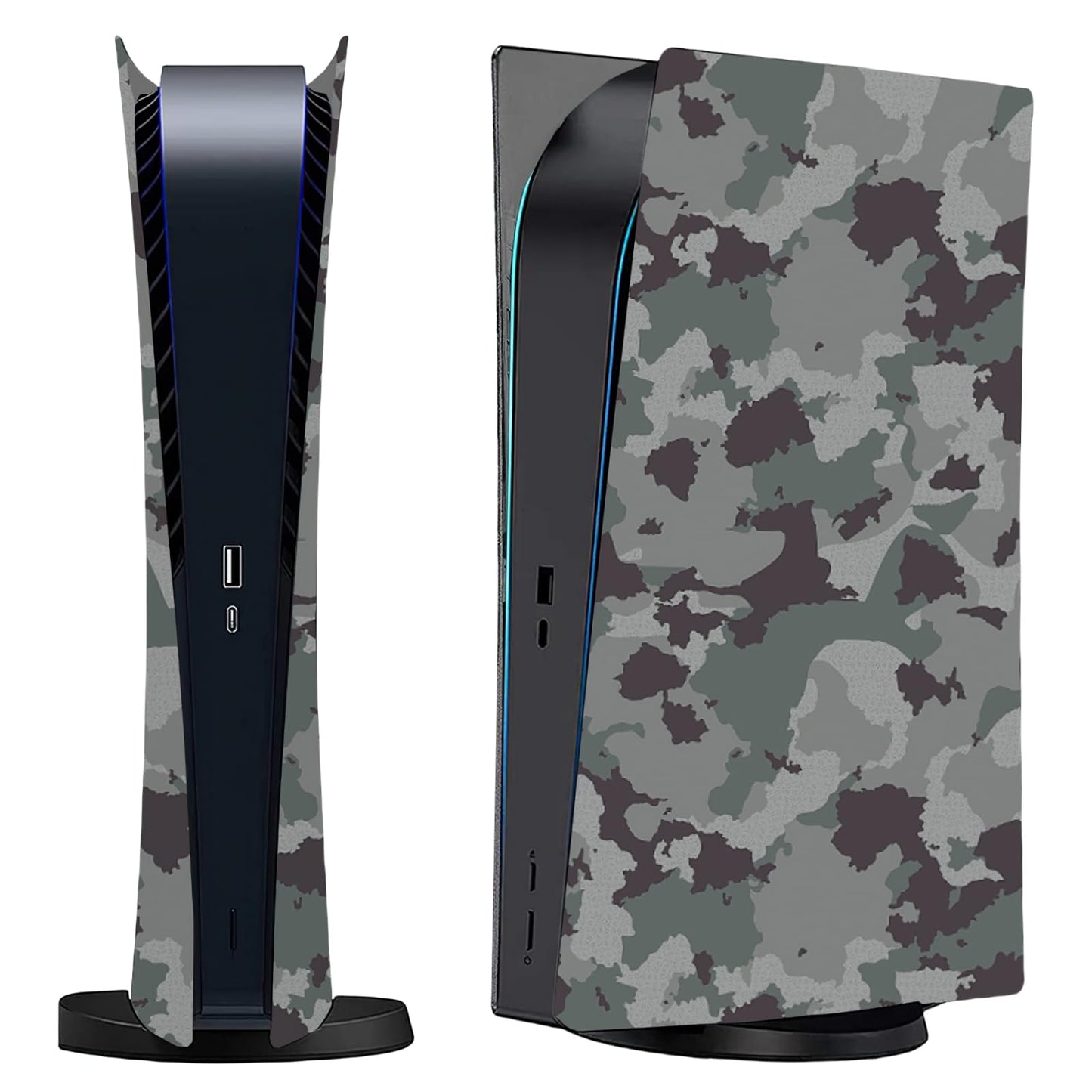 Digital Edition Face Plates Cover Skins Shell Panels for PS5 Console  Accessories for PlayStation 5 Protective Shell Replacement Faceplate (Camouflage)