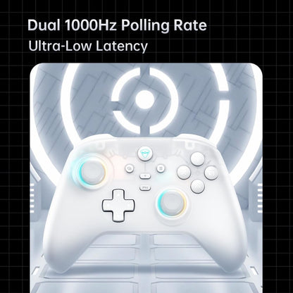 Machenike G3V2 Bluetooth Controller - RGB Lighting, Hall Effect Joysticks, 1000mAh Battery, Programmable Buttons, Black