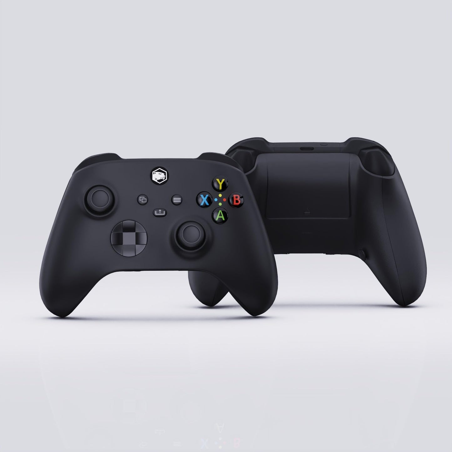 Battle Beaver Basic Pick Controller for Xbox Series X/S with Rumbles In, TMR, A/B Rear Buttons, Carrying Case Carbon Black