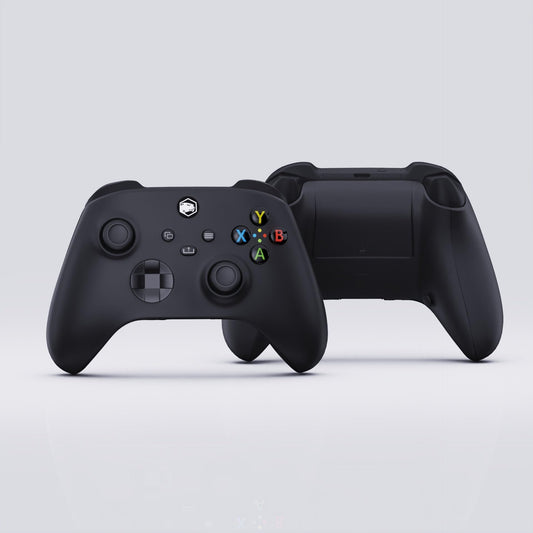 Battle Beaver Basic Pick Controller for Xbox Series X/S with Rumbles In, TMR, A/B Rear Buttons, Carrying Case Carbon Black