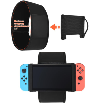 Cosmos Car Headrest Mount Holder for Nintendo Switch & Mini Tablets, Black, Model 1201, Silicone Material