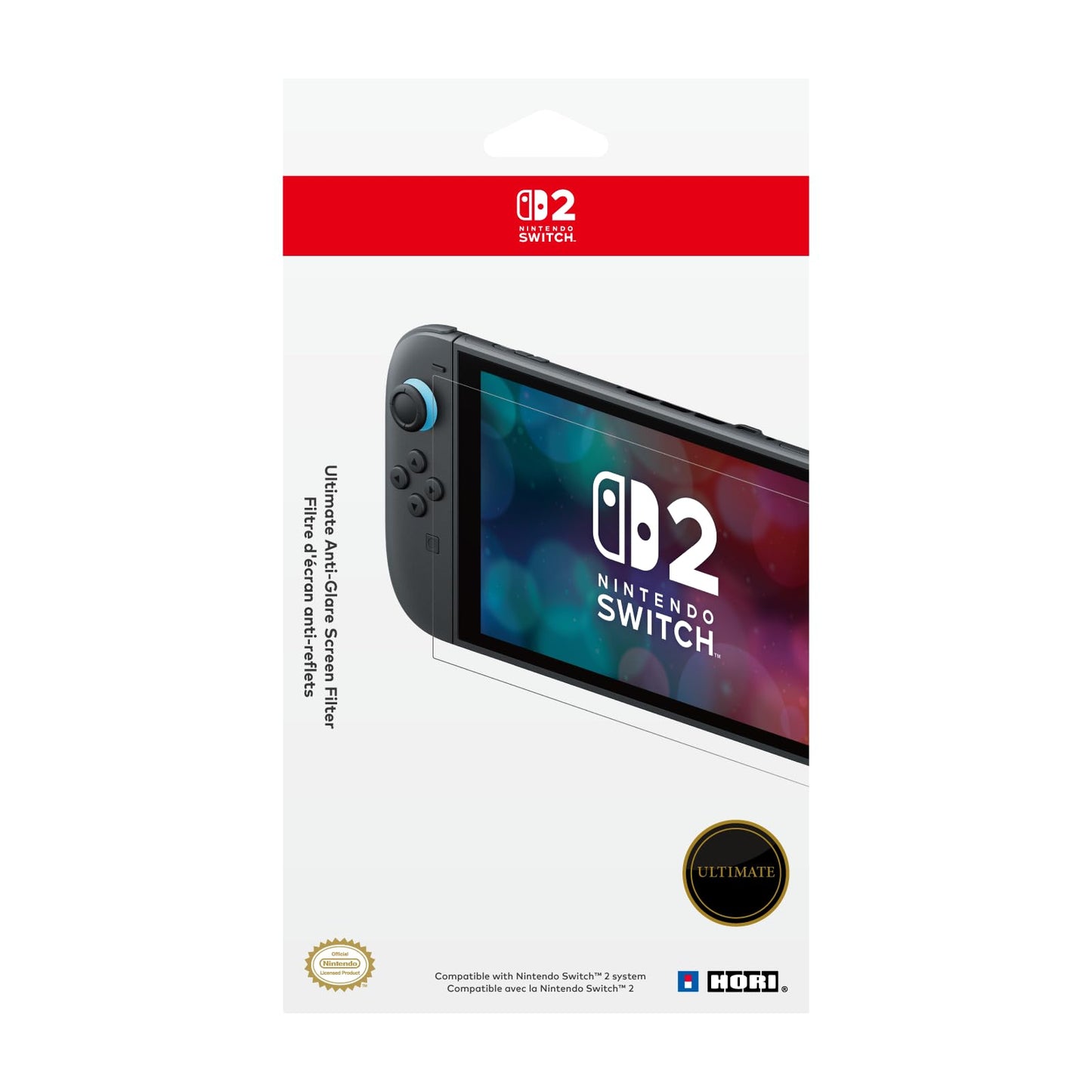 HORI Ultimate Anti-Glare Screen Filter for Nintendo Switch 2